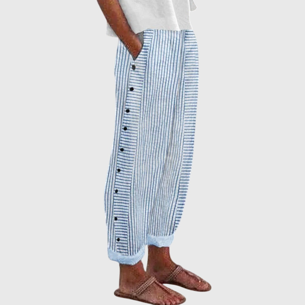 Delores | Elegant Women's Pants Blue