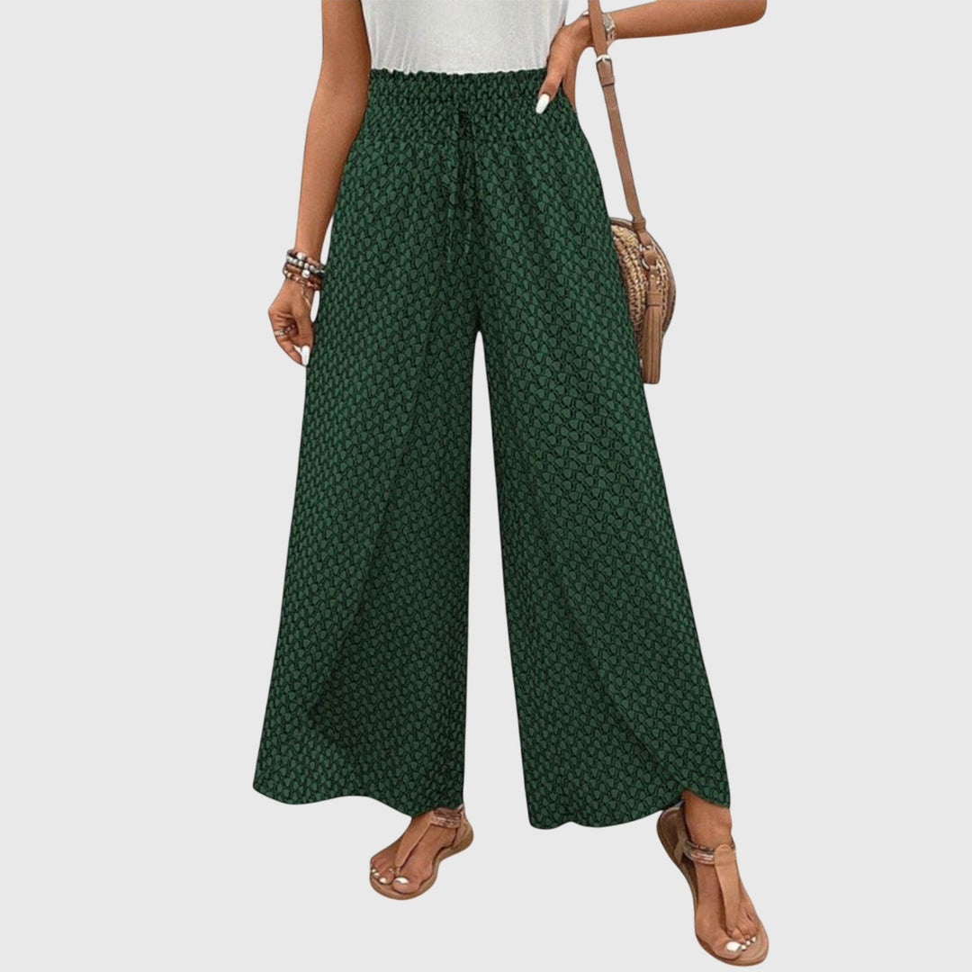 Tamara | Stylish Palazzo Pants Green