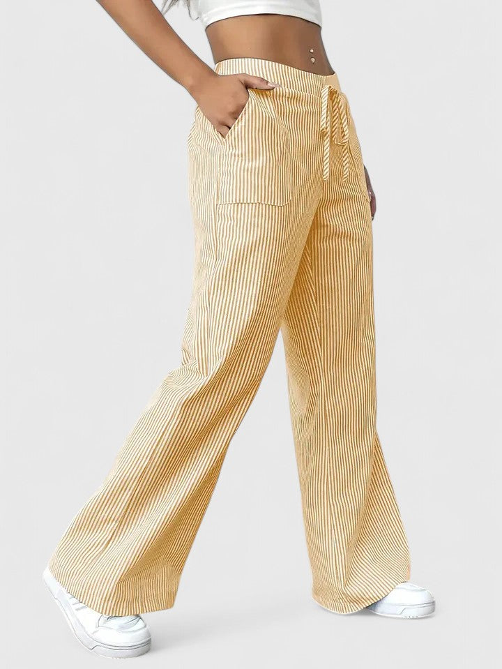 Audra | Stylish Trousers Yellow
