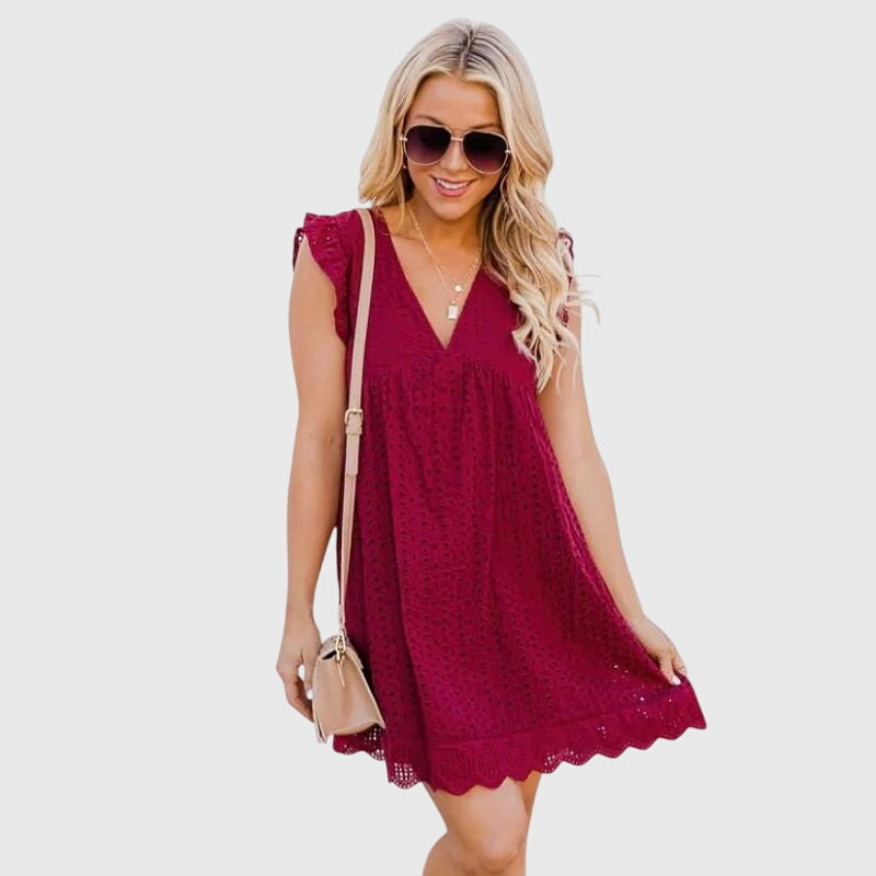 Dora | 2 in 1 Summer Dress Red