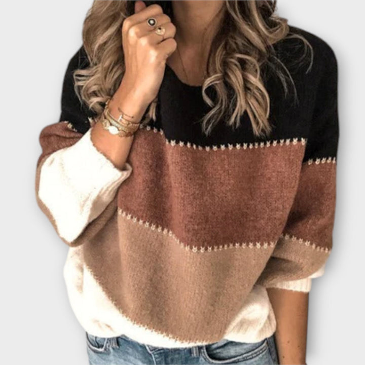 Elisa | Casual & Cosy Jumper Brown