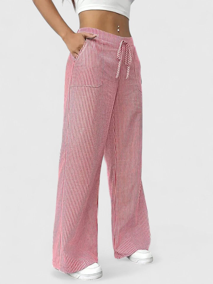 Audra | Stylish Trousers Pink
