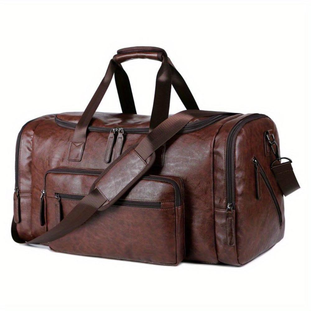 Everett Travel Duffel Bag Brown