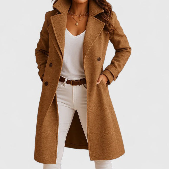 Mary | Elegant Coat Camel