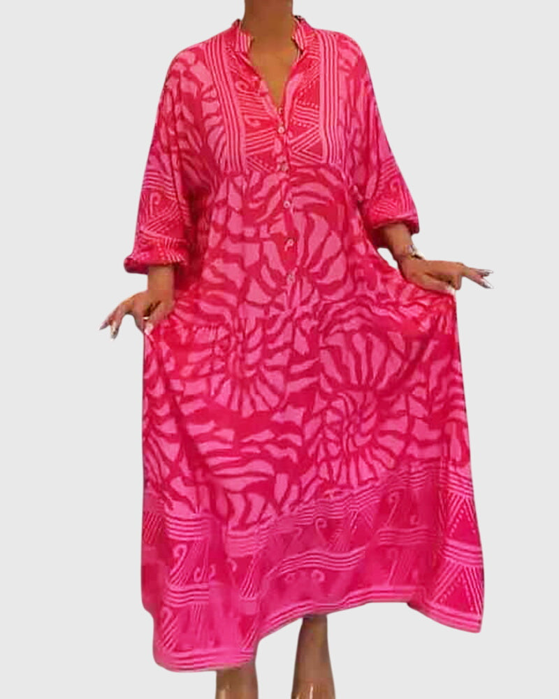 Marissa | Maxi Dress With Elegant Print