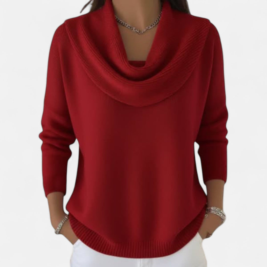 Elise | Elegant Sweater Red