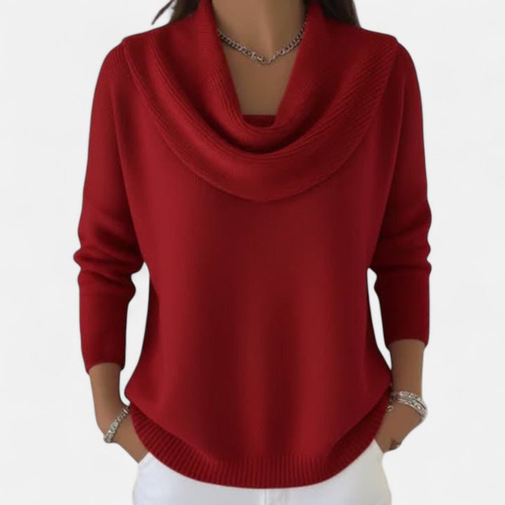 Elise | Elegant Sweater Red