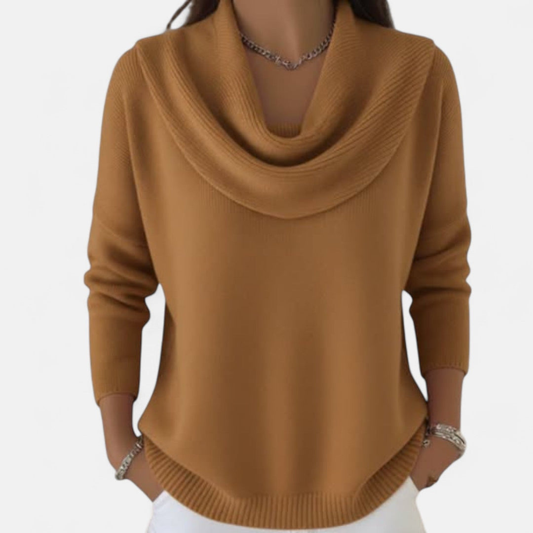 Elise | Elegant Sweater Brown