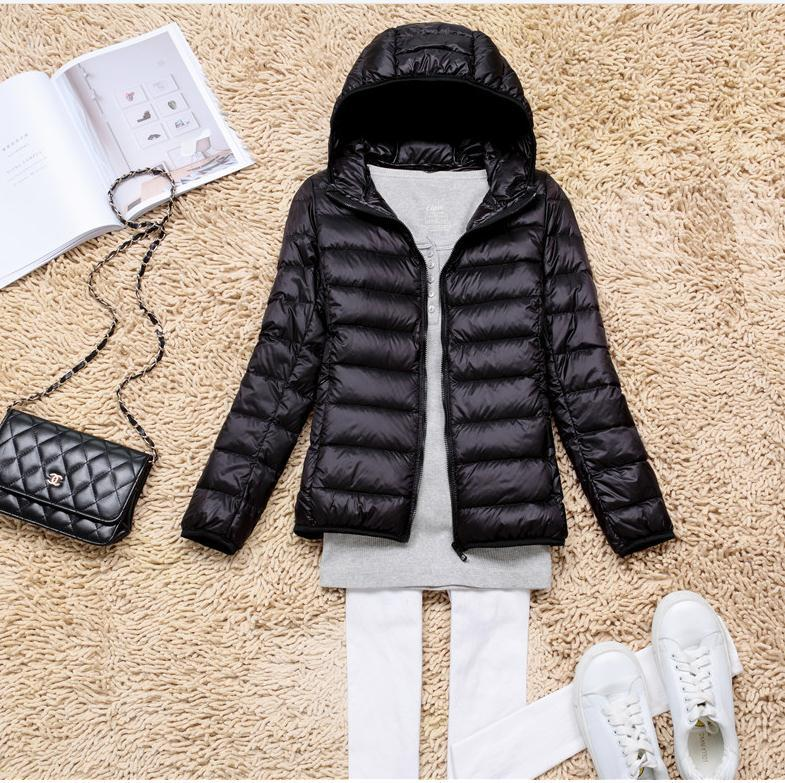 Karen | Light and Elegant Down Jacket Black