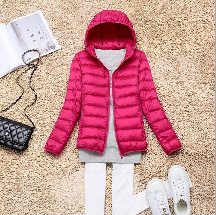Karen | Light and Elegant Down Jacket Old Pink