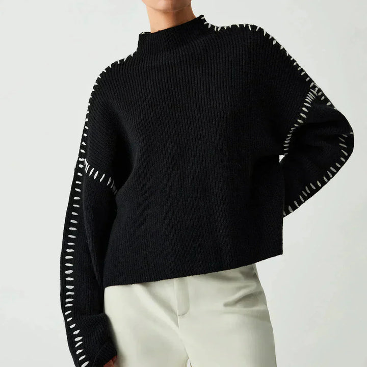 Nia | Cozy Sweater Black