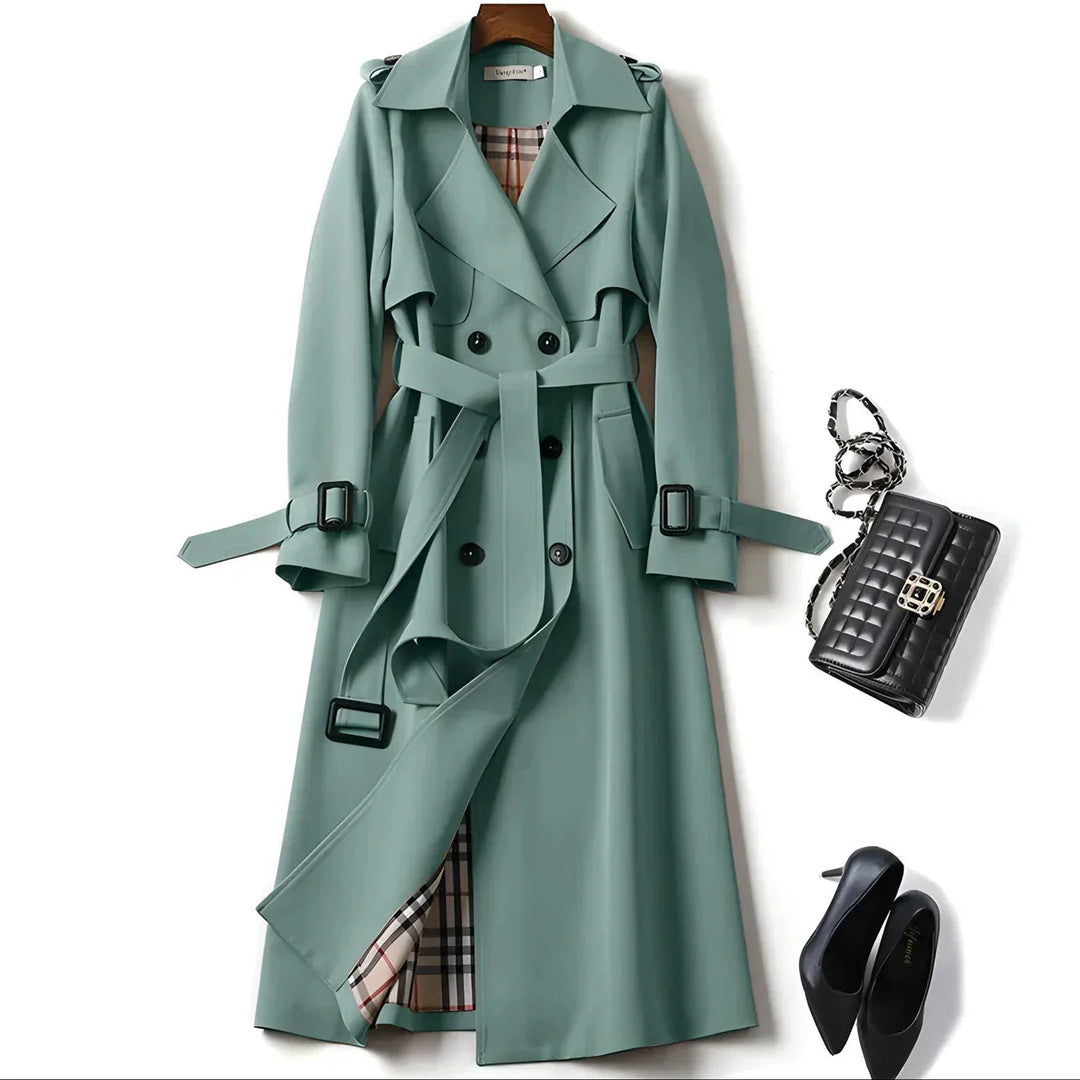 Jade | Chic Trench Coat Green